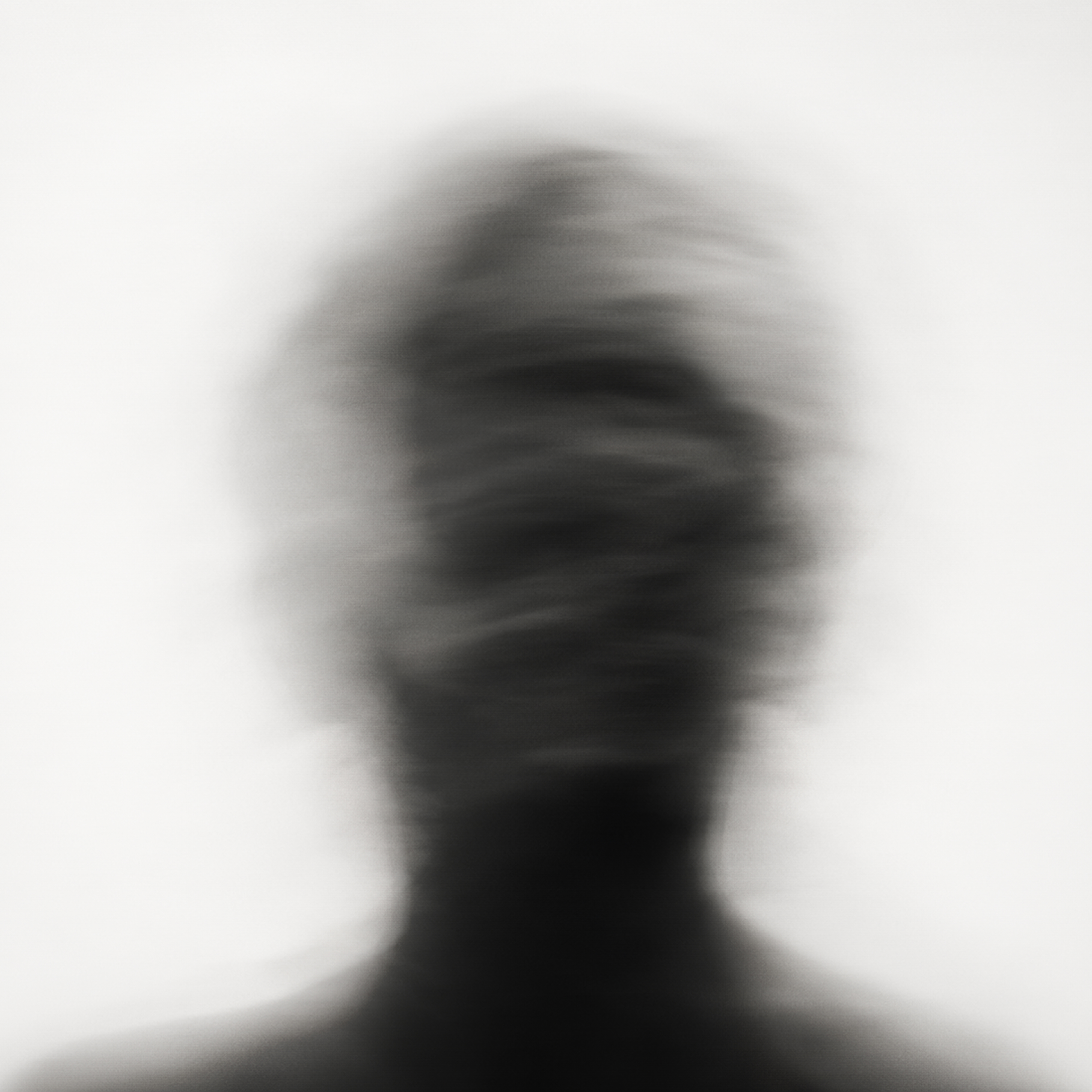 The digital cover for "Transparent" presents a blurred, faceless figure, officially released on all major streaming platforms today (9/10)
