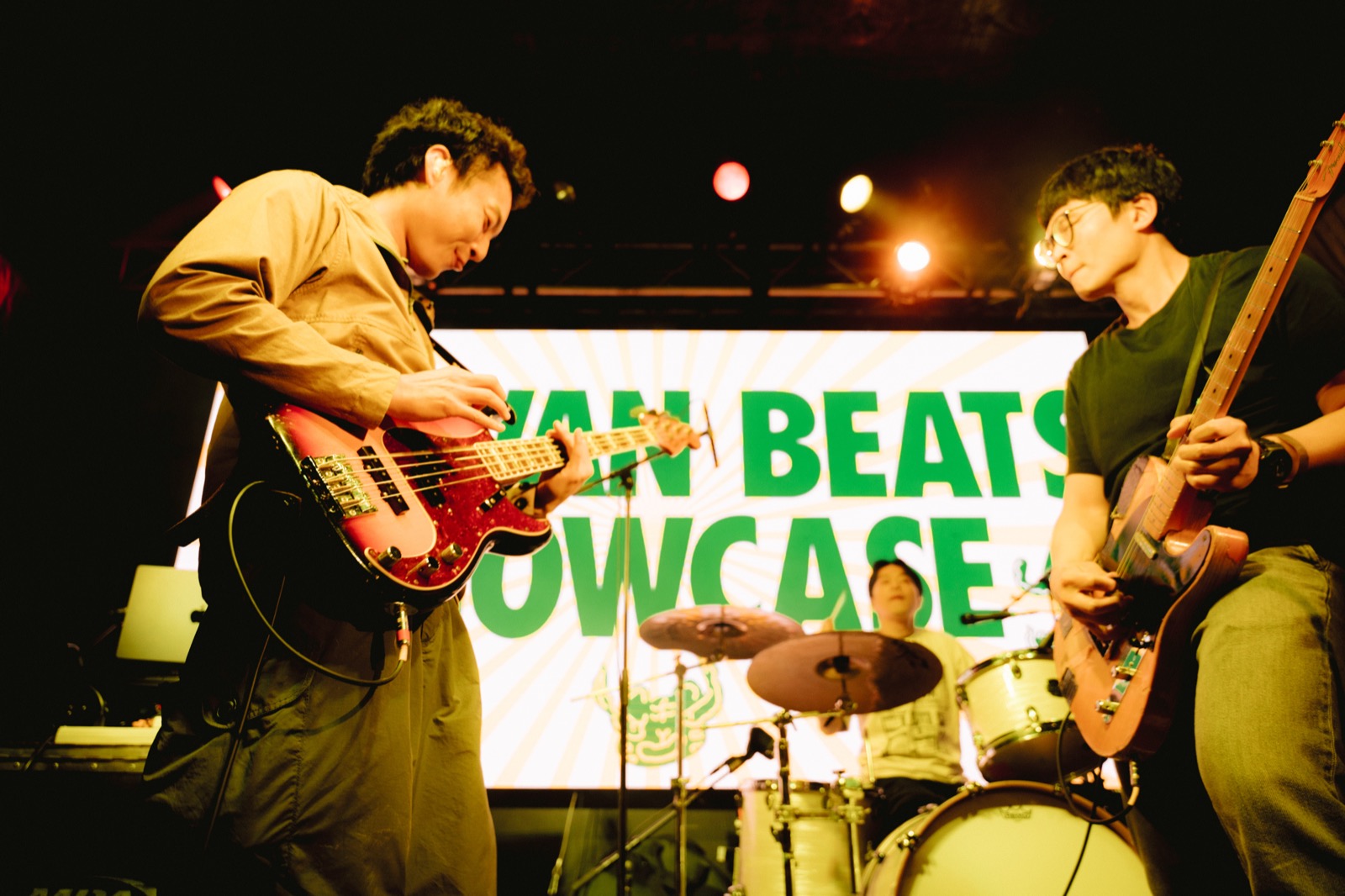 Sorry Youth performing on stage at SXSW