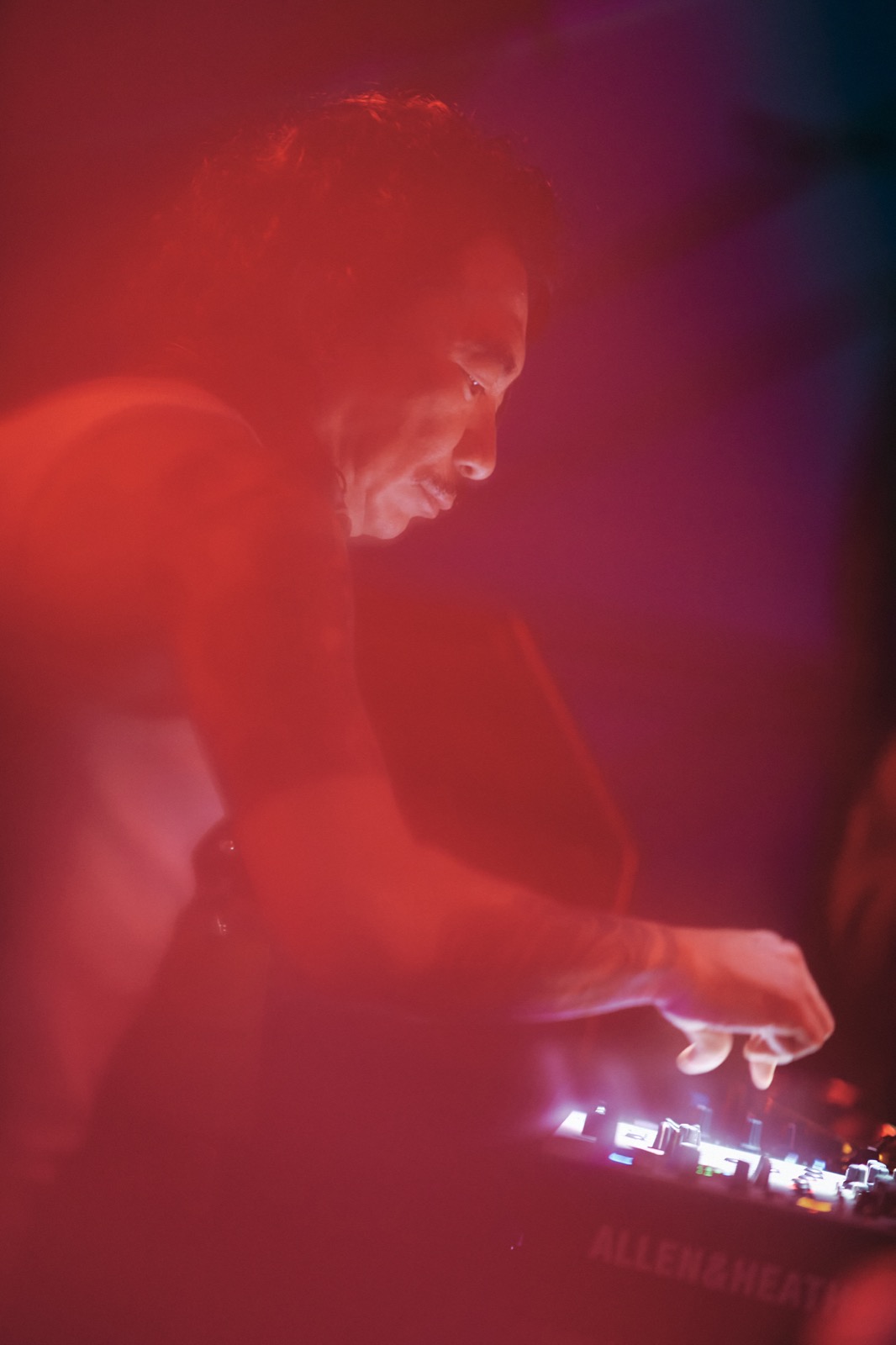 DJ NOBU performing on the Organik Festival stage